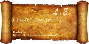 Linkó Evelin névjegykártya